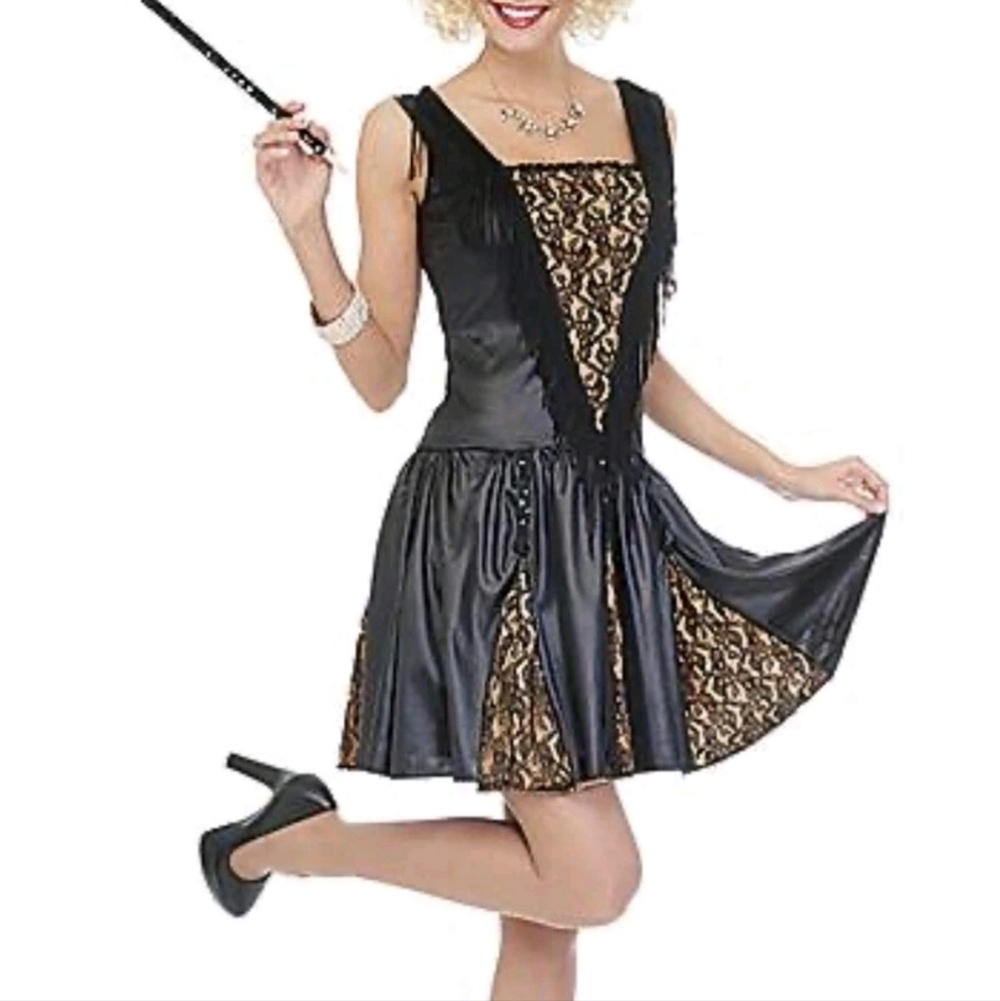 SPIRIT HALLOWEEN Peek-A-Boo 1920's Flapper Adult Costume SIZE SMALL